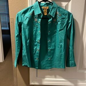 Wrangler Pearl Snap Button Down